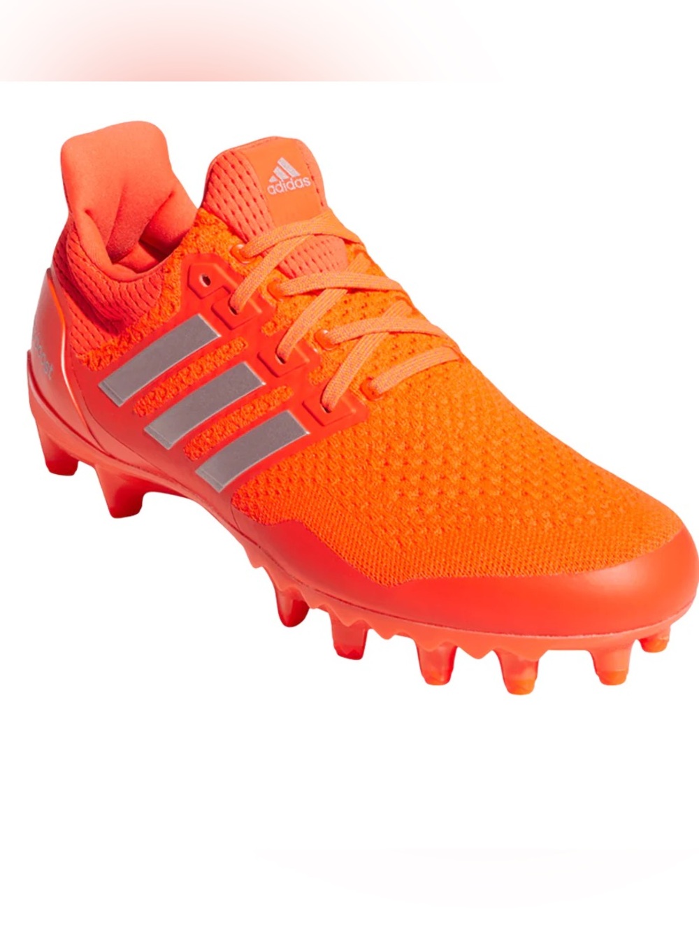 NEW Adidas Ultraboost Football Cleats JP7411 Men’s Size 11.5 Red/Silver